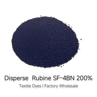 Vente en gros usine : Colorant spécial pour fibres de polyester, Disperse Rubine SF-4BN 200%, Colorant en poudre dispersé pour teinture de tissus en polyester