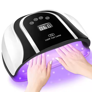 Lampe à ongles UV LED en gros, séchage rapide du vernis gel, machine à sécher les ongles, 160w, capteur automatique, double main, lampe UV LED, art des ongles - Product Image 6