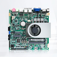HISWISER Intel ITX Motherboard Mainboard Terintegrasi Core I5 ​​8250U CPU Mendukung 2 X DDR3 MAS 32GB M.2 SSD NvMe SATA