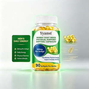 Extrait Naturel de Horny Goat Weed – Soutien Physique en Gélules Molles (90 unités) – Maintient la Vitalité Quotidienne et un Mode de Vie Actif pour Hommes – OEM ODM - Product Image 5
