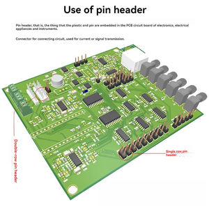Conectores DIP JBL Personalizados de 2.54mm, Tres Filas, Plástico PBT, 3x12 Pines, Contactos de Bronce Fosforado, 12A, con Carcasas para Cables - Product Image 6