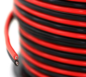 Altavoz de cobre estañado desnudo CCA transparente Cable de audio doble Sistema de sonido Iluminación del motor Cable de conexión de luz LED - Product Image 6