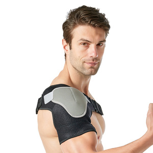Suporte de Ombro Ajustável em Neoprene Respirável e Absorvente para Levantamento de Peso, Melhor Vendedor, Personalizado para Alívio da Dor - Product Image 4