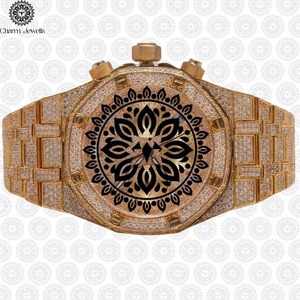 Montre en diamant moissanite de qualité supérieure, bijou de mode, montre élégante conçue pour un style raffiné, disponible à un prix raisonnable - Product Image 3