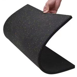 <span class=keywords><strong>Rouleaux</strong></span> de tapis de sol en caoutchouc noir pour sports d'intérieur de haute qualité - Product Image 6