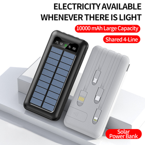 Nouvelle <span class=keywords><strong>batterie</strong></span> <span class=keywords><strong>solaire</strong></span> portable étanche pour téléphone, panneau <span class=keywords><strong>solaire</strong></span> 10000 mAh, chargeur <span class=keywords><strong>solaire</strong></span>, power bank à énergie <span class=keywords><strong>solaire</strong></span> - Product Image 2