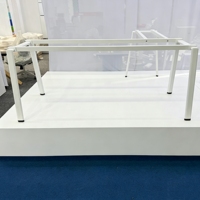 Échantillon Gratuit - Table de Bureau Modulaire Moderne en Acier en Forme de L avec Design Durable pour Bureaux à Domicile, Écoles, Ateliers