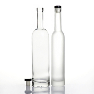 Biểu Tượng Tùy Chỉnh Hình Dạng In Logo 500Ml 700Ml 750Ml 200Ml-1000Ml Chai Thủy Tinh Với Nút Chai Nắp <span class=keywords><strong>Cap</strong></span> Cho Rượu Vang Vodka Tequila Gin - Product Image 3