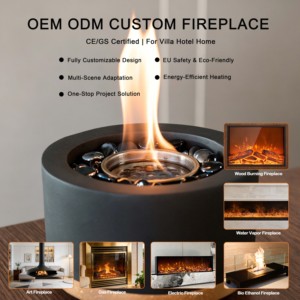 <span class=keywords><strong>Cheminée</strong></span> à alcool de table, mini foyer portable au <span class=keywords><strong>bioéthanol</strong></span>, flamme réelle, utilisation intérieure et extérieure pour la maison, le camping, le balcon, vente en gros - Product Image 2