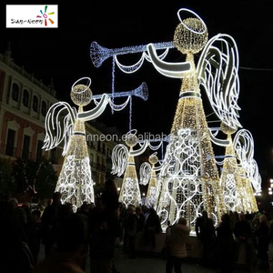 Decoración exterior de Año Nuevo, luz LED de ángel para calle - Product Image 2