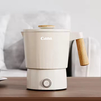 Conception pliante portable Bouilloire électrique Contrôle de la température Garder au chaud Caractéristique Ménage Hôtel Voyage Utilisation