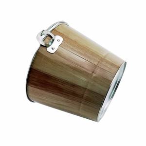 Imprimé Fer Blanc Galvanisé 5L Capaicty En Relief LOGO Personnalisé 5 Quart Métal Seau À Glace - Product Image 6