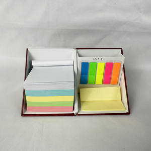 <span class=keywords><strong>Bloc</strong></span>-notes cube pliable auto-adhésif personnalisé 8x8cm avec porte-stylo en carton rigide pour usage promotionnel - Product Image 6