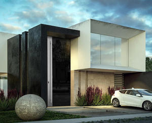 Puertas Pivotantes Exteriores Modernas de Aleación de Aluminio Resistentes al Agua y al Viento para Villas y Hoteles con Entrada Principal - Product Image 5