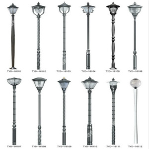 Lampe solaire LED moderne en aluminium de style antique pour jardin, parc, cour et espace résidentiel - Product Image 5