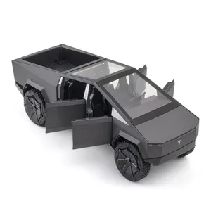 真正的声光6门打开1 24比例模型定制压舱汽车网络卡车玩具