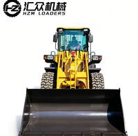 Chargeur frontal diesel articulé HZM 4x4 de 3 tonnes avec godet de 3 m³ – Le meilleur rapport qualité-prix en Chine