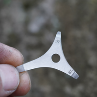 Mini-outil de levier multifonction en acier inoxydable M390, tournevis EDC T6 T8, outil de poche utilitaire OEM