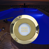 ISURE MARINE 120W RGBW Marine LED Lumière Haute Puissance Étanche IP68 Lampe Sous-Marine 12V pour Usage Extérieur Matériel Accessoires