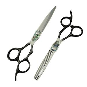 กรรไกรตัดผมมืออาชีพ Dsy ขนาด 6.0 นิ้ว สแตนเลสสตีล 440C ด้ามจับขนาดกลาง ดีไซน์โอเชียนบรีซ สำหรับทำผม - Product Image 5