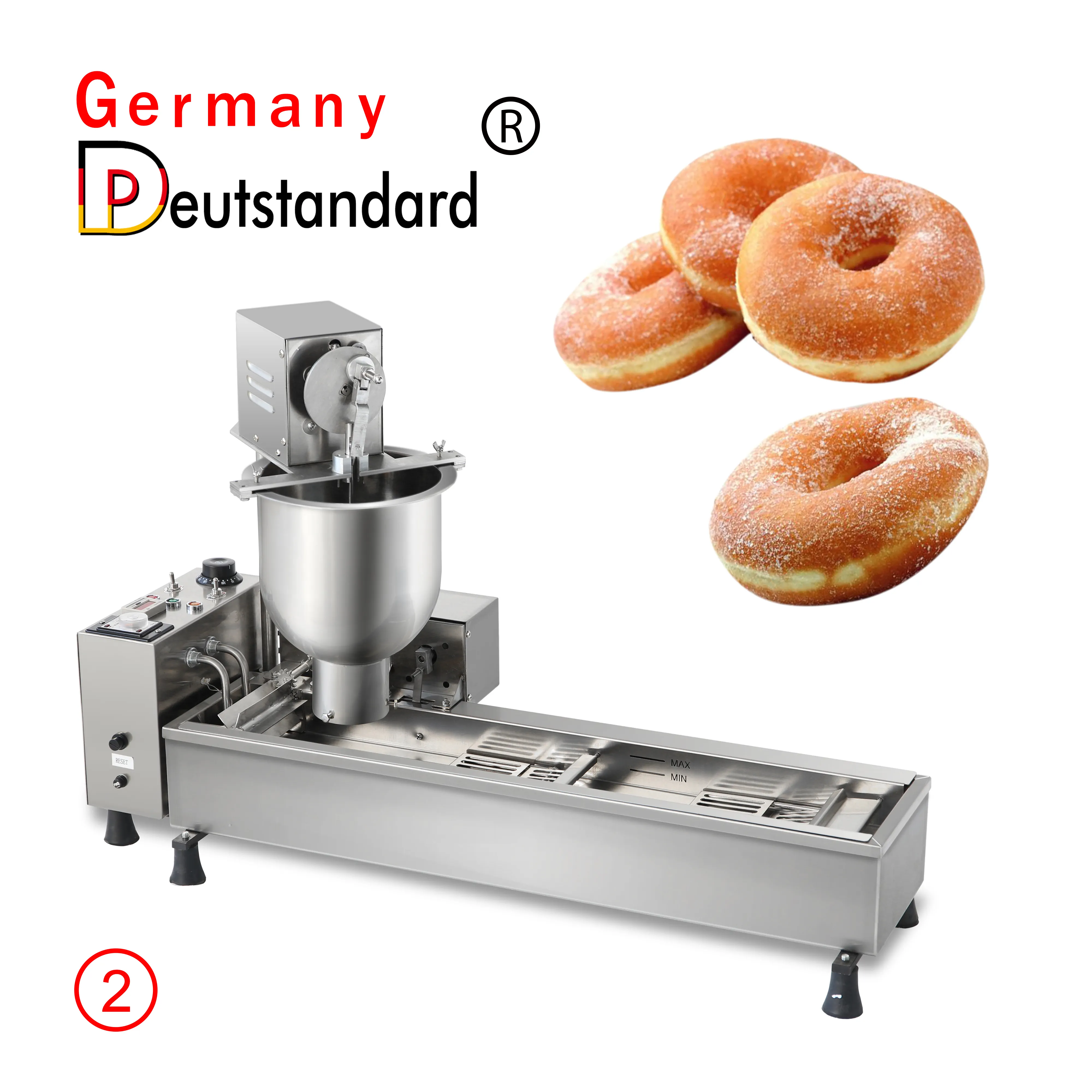 Donut Frying Machine, Mini Donut Maker, Doughut Máy Làm Cho 2021