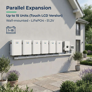 Batería LiFePO4 de Alta Tasa de Descarga 51.2V 32kWh para Almacenamiento Solar, Descarga 1C, BMS Inteligente para Cargador de Vehículos Eléctricos, Carga de Motor de Respaldo, Inversor de 5KW 10KW - Product Image 3