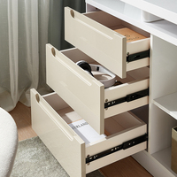 Bureau d'angle moderne en bois au style nordique, équipement de bureau pour la maison, 120321