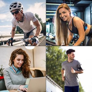 Écouteurs <span class=keywords><strong>Bluetooth</strong></span> à tour de cou de sport SX-991 les plus vendus au détail avec étui de transport câble rétractable pliable <span class=keywords><strong>casque</strong></span> intra-auriculaire sans fil - Product Image 4