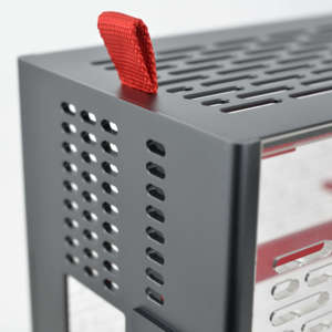 Tùy chỉnh mini-stx trường hợp máy tính kim loại màu đen nhỏ PC trường hợp OEM thương hiệu trong suốt khung máy tính - Product Image 2