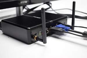 Fansız endüstriyel Mini PC Intel N100 Win10 Linux çift NIC Pfsense RJ45 LAN WiFi yönlendirici <span class=keywords><strong>DDR4</strong></span> bellek abd/ab yeni N95 N100 mikro - Product Image 4