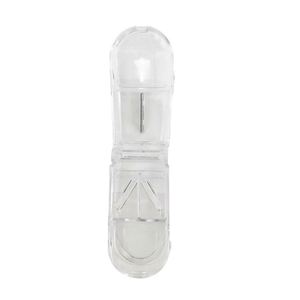 Coupe-pilules intelligent sûr avec poignée en V, séparateur de comprimés, boîte de rangement, trancheuse de médicaments de qualité alimentaire, dispositif portable pour écraser les pilules - Product Image 5