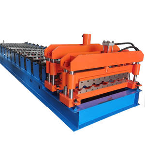 Metallplatte Fliesen Kleine Herstellung Profil Glasierte Fliesen Herstellung Maschine Bau Trapez glasierte Rolle Dach Form Maschine - Product Image 5