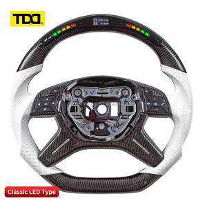 พวงมาลัยคาร์บอน TDD LED สำหรับรถเบนซ์ W213 W204 S500 S320 S300 E200 E300 E320 E350 E43 E63 E53 E500 Amg พวงมาลัยแบบมีไฟ LED - Product Image 3