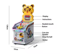 Machine de jeu d'arcade éducative à monnayeur pour enfants, modèle Cannon Heaven, pour intérieur, garantie 1 an, support en anglais, 1 joueur