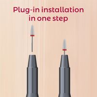 Machine à ongles électrique sans fil et étanche pour manucure et pédicure, stylo de polissage des ongles portable avec 35000 tr/min