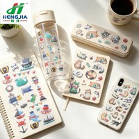 Pegatinas de Burbujas con Diseño de Dibujos Animados, en Blister 3D, para Decoración de Diarios, Manualidades, Material Escolar, Venta al Por Mayor