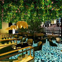 Meubles de restaurant modernes sur mesure, banquette, table haute et chaises de bar, solution tout-en-un pour restaurant