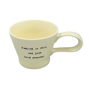 Tasse <span class=keywords><strong>anglaise</strong></span> noire simple de couleur crème Ins Design Sense <span class=keywords><strong>Mug</strong></span> avec grande poignée - Product Image 2