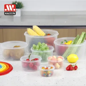 Bpa Gratis 1 Liter Plastic Bakjes Luchtdichte Groente Fruit Opslag Bakjes Voor Koelkast Organizer Voedsel Container Set Met Deksel