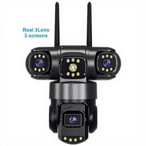 V380 Pro Real 3Lens 8K 15MP 4g Wifi Wireless IP Network CCTV Cameras <b>Security</b> Bullet PTZ Auto Track Surveillance Outdoor Camera - Product Image 1