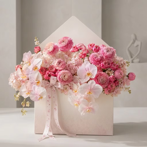 Busta Porta Bouquet Personalizzata Ecologica e Riciclabile, Scatola per Fiori in Carta Spessa per Forniture da Fiorista e Regali di Compleanno - Product Image 4