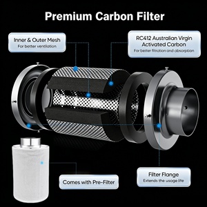 10x10ft Smart Grow <b>Tent</b> Complete Kit with 4 X 720w Led Light Wifi Controller Hydroponic Indoor Greenhouse 10x10 Grow <b>Tent</b> Kit * - Product Image 5