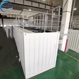 Mini Containerized Wastewater MBBR Package Sewage Treatment Plant Restaurant Farm Manufacturing Plant Domestic Sewage Equipment