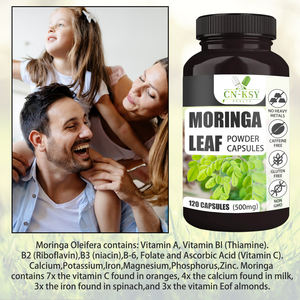 Cápsulas de Moringa OEM ODM, Cápsulas de Polvo de Hoja de Moringa, Desintoxicación Corporal, Refuerzo del Sistema Inmunitario, Aumenta la Inmunidad - Product Image 5
