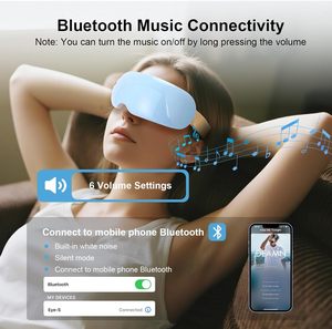 Masseur pour les yeux avec contrôle de la minuterie, fonction de vibration et de brumisation - Product Image 2