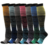 Chaussettes de compression grande taille pour femmes et hommes pour un soutien élevé de la circulation pour les infirmières et la grossesse.