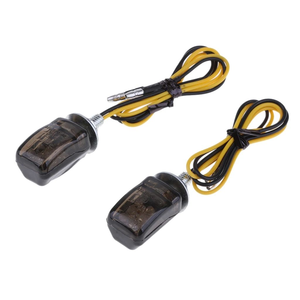Intermitentes LED Ámbar para Mini Motocicleta, Luces de Señalización Negras - Product Image 3