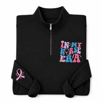 Sweat-shirt ou sweat à capuche à fermeture éclair, brodé personnalisé, thème « Ma période d'infirmière », cadeau pour infirmières