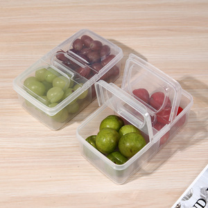 Food Storage <b>Container</b> Rectangle <b>Plastic</b> <b>Lid</b> Portable For Children Fruit Box Refrigerator Safe - Product Image 4
