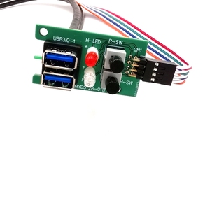 สายเคเบิลแผงด้านหน้าเคสคอมพิวเตอร์พร้อมไฟ LED USB3.0 และสวิตช์เปิด-ปิด สำหรับคอมพิวเตอร์ออลอินวัน จากโรงงานเหมยเย่ - Product Image 1